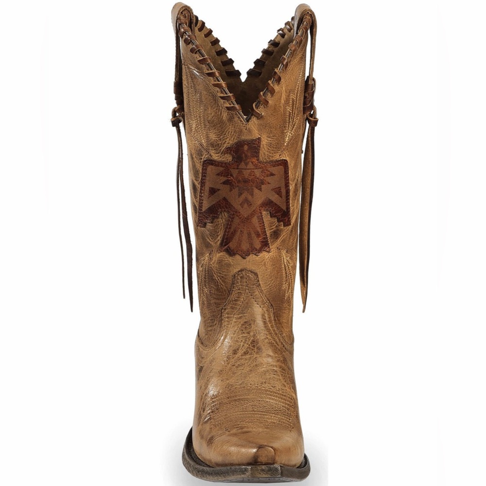 Ariat Brown Thunderbird Tassel Heeled Cowgirl Boots